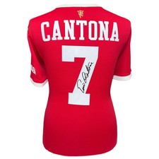 Manchester United FC 2021/22 Season Eric Cantona Framed Signed Shirt