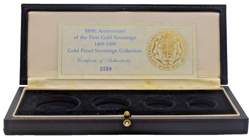 1989 gold proof sovereign - gold,