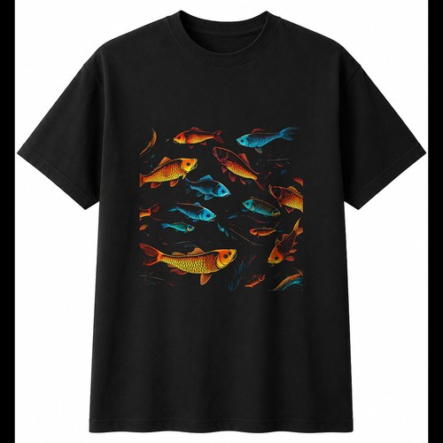 Ghost carp with feathers - carp,