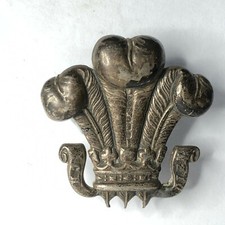 15th County of London Regiment Officers Hallmarked Silver Cap Badge 1926 36x35mm