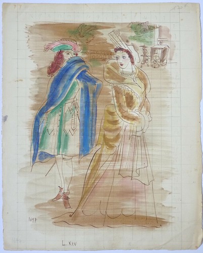 Original drawing watercolor