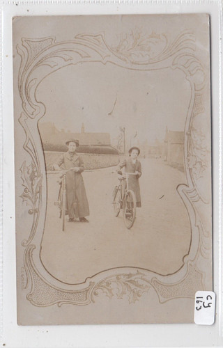 Cycling two women - and, their