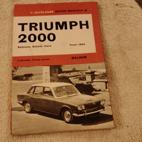 Triumph 2000 olyslager - triumph,