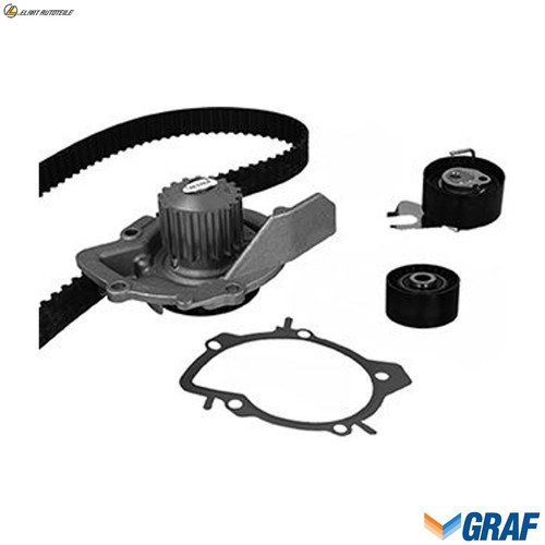 Water pump timing belt - water, kit