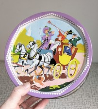 60s 70s Vintage Mackintosh's Quality Street Sweet Toffee Tin Crinoline Lady