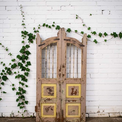 Pair vintage indian garden - pair,