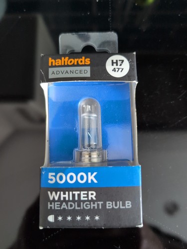 Headlight bulb 477 5000k - h7,