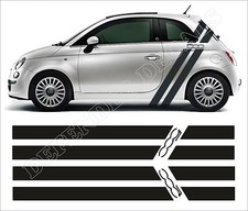 Fiat 500 Stripes Abarth Racing