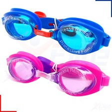 Zoggs Swimming Goggles - Ripper Junior Boys /Girls Childrens - UV Pink/Blue
