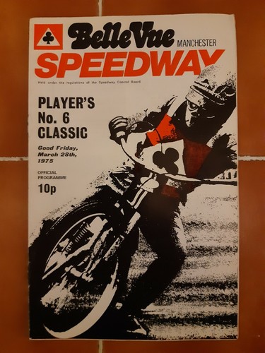 Belle vue speedway programme - belle,