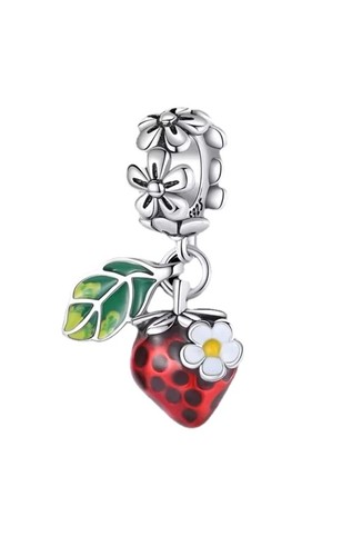 Strawberry glazed red charm - red,