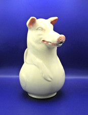 Sarreguemines Majolica Ceramic pig marked 3318