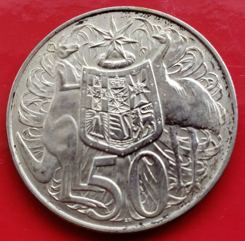 Australia cents silver 1966 - 50,