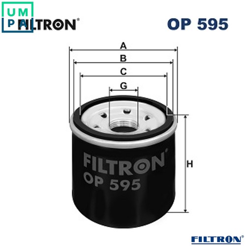 Oil filter 595 - oil,