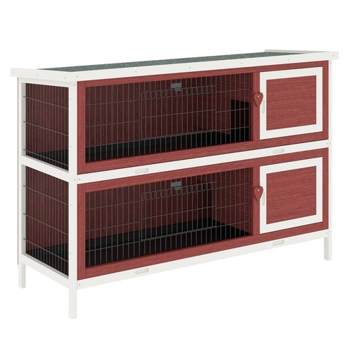 Tier elevated rabbit hutch - elevated,