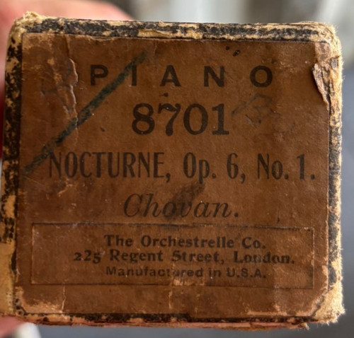 Vintage pianola roll - vintage,