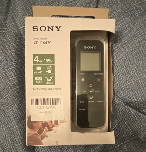 Sony icd px470 stereo - sony,