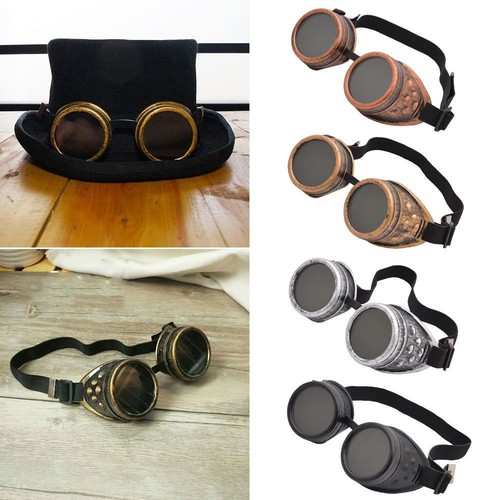 Vintage steampunk goggles - vintage,