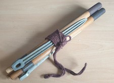 WW2 German Army Original Zeltbahn Quarter Poncho Poles, Tent Pegs and Rope Set.