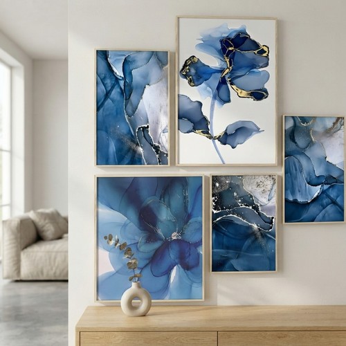 Elegant blue flower - elegant,