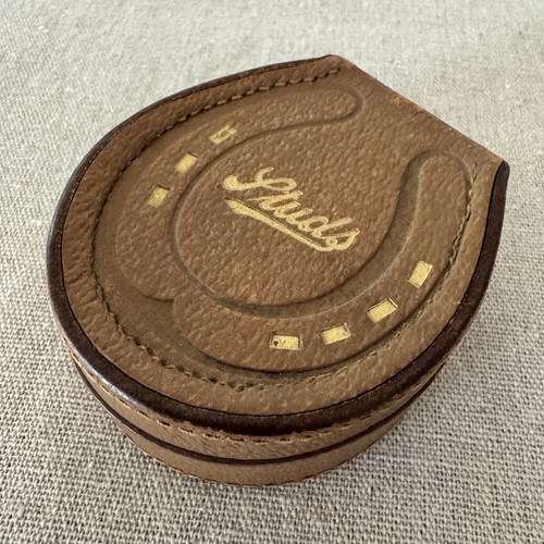 Vintage leather horseshoe - vintage,