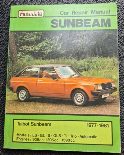 Autodata talbot sunbeam - autodata,