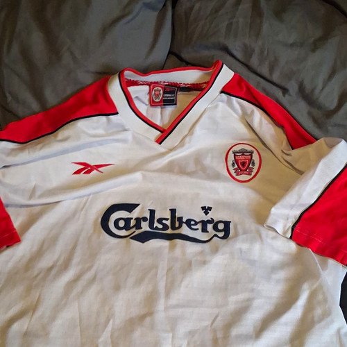 Reebok liverpool away shirt - reebok,