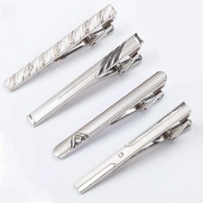 Men Metal Silver Color Tie