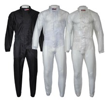 STR Youth Waterproof Wet Weather Driving Rain Suit Circuit Racing Go Kart Black