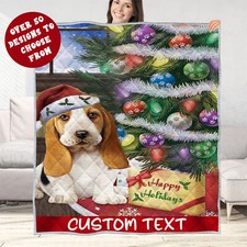 Basset Hound Quilt Dog Bedding