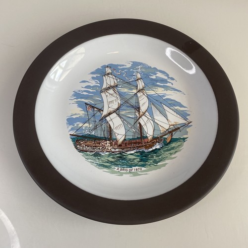 Hornsea pottery ship brig - pottery,
