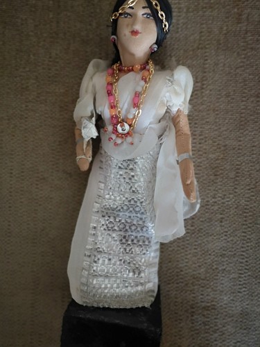 Vintage indian doll - indian, doll.