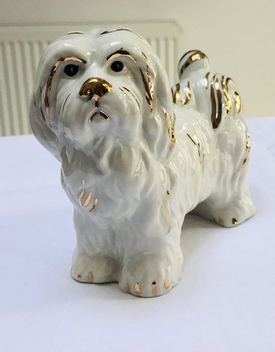 Vintage pekingese porcelain - vintage,