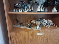Collection Of Shire Horses And Carts