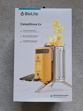 Biolite Campstove 2+ Woodburning Electricity Generating Camping Stove
