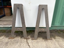 Vintage Cast Iron Table Legs - Perfect For Restoration Or Unique Custom Table