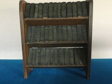 1932  Miniature Set Shakespeare Books On Original Bookcase Allied Newspapers 