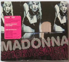 MADONNA - STICKY & SWEET TOUR - DVD + CD 2010 - BRAND NEW STILL SEALED
