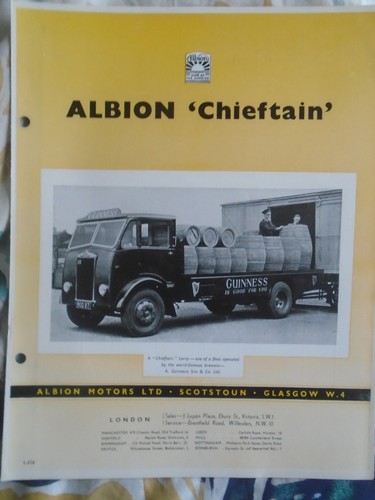 Albion chieftain truck - chieftain,