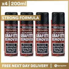 4x Graffiti Remover Spray