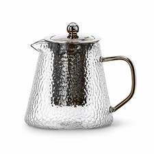 Silver Hammered Borosilicate