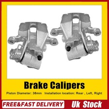 2x Brake Calipers Rear for VW