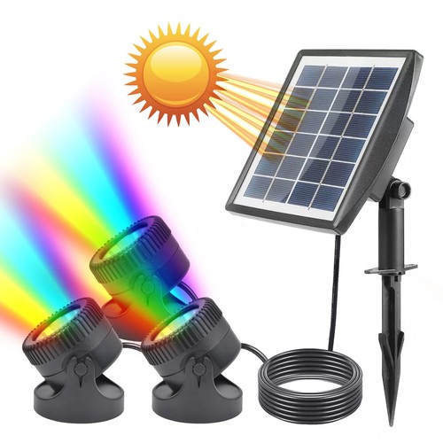 Solar powered pond - pond, in