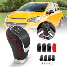 For Vauxhall Opel Corsa D E VXR 5-Speed Shift Lever Knob Manual Gear Stick Black