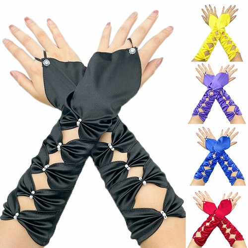 Fingerless gloves long - gloves,