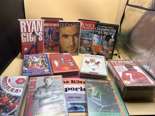 Manchester united vhs - vhs, bundle