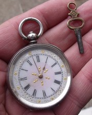AN ANTIQUE SILVER 935 SWISS