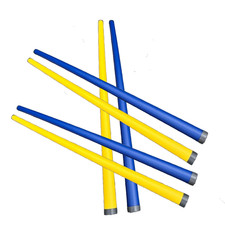 New Plastic Show Jump Poles 3 metre long 10cm with end caps