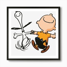 Snoopy and Charlie Brown Art