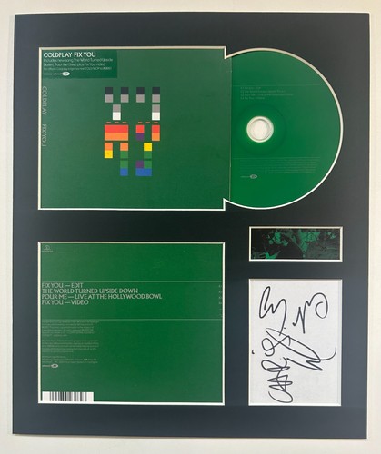 Coldplay signed autographed - -,